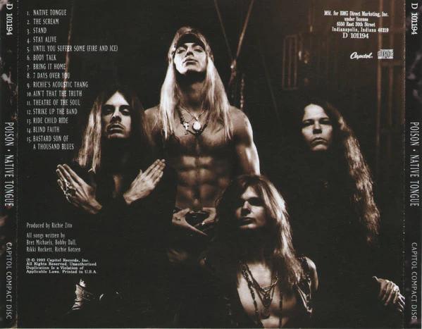 Poison  - Native Tongue (CD) (NM or M-, VG+)