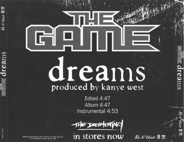 The Game  - Dreams (CD) (NM or M-, VG+)