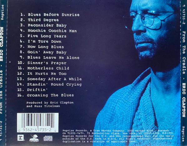 Eric Clapton - From The Cradle (CD) (VG+, VG+)