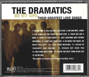 The Dramatics - Be My Girl: Their Greatest Love Songs (CD) (VG+, VG+)