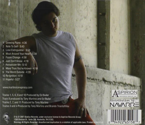 The Martino Conspiracy - Hope In Isolation (CD) (M, M)