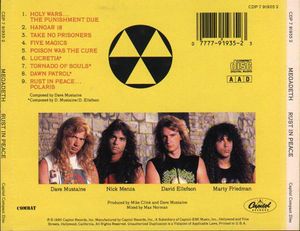 Megadeth - Rust In Peace (CD) (NM or M-, VG+)