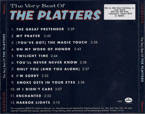 The Platters - The Very Best Of The Platters (CD) (NM or M-, VG+)