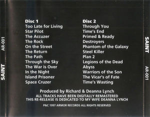 Saint  - Saint (CD) (VG+, VG)