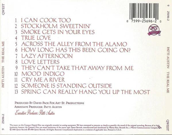 Patti Austin - The Real Me (CD) (NM or M-, VG+)