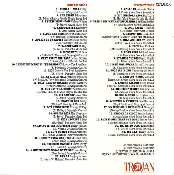 Various - The Trojan Story Volume Two (CD) (NM or M-, NM or M-)