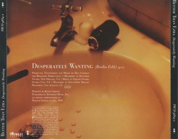 Better Than Ezra - Desperately Wanting (CD) (NM or M-, VG+)