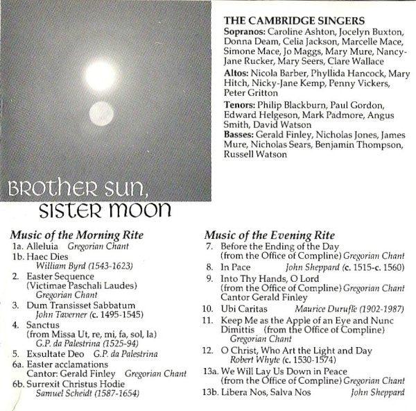 John Rutter, The Cambridge Singers - Brother Sun, Sister Moon (CD) (VG+, VG+)