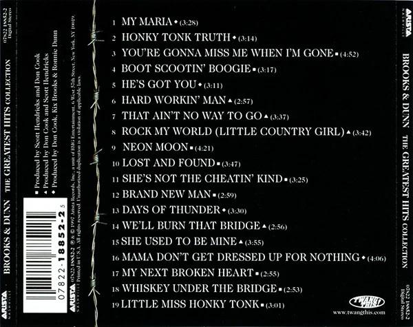 Brooks & Dunn - The Greatest Hits Collection (CD) (VG+, VG+)