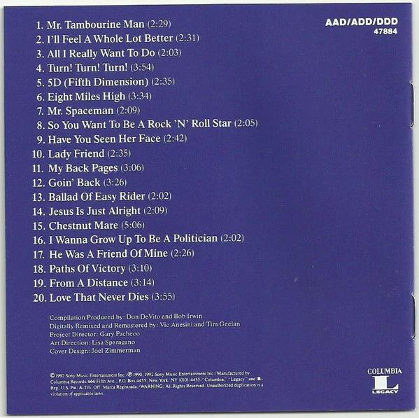 The Byrds - 20 Essential Tracks From The Boxed Set: 1965-1990 (CD) (NM or M-, NM or M-)