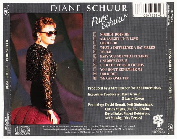 Diane Schuur - Pure Schuur (CD) (VG+, VG+)