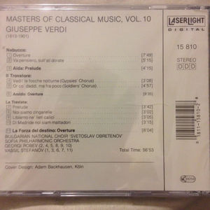 Giuseppe Verdi - Masters Of Classical Music, Vol.10: Verdi (CD) (NM or M-, NM or M-)