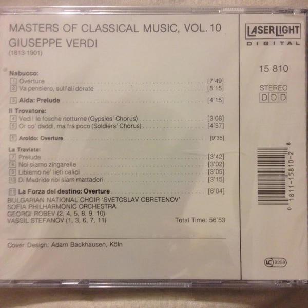 Giuseppe Verdi - Masters Of Classical Music, Vol.10: Verdi (CD) (NM or M-, NM or M-)