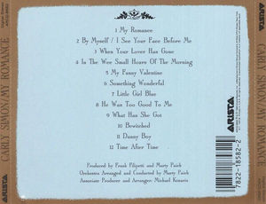 Carly Simon - My Romance (CD) (VG+, VG+)