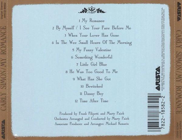 Carly Simon - My Romance (CD) (VG+, VG+)