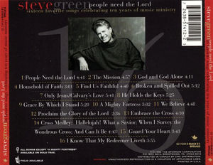 Steve Green  - People Need The Lord (16 Sixteen Favorite Songs Celebrating Ten Years Of Music Ministry) (CD) (M, M)