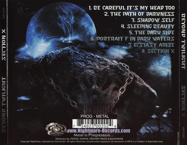 Beyond Twilight - Section X (CD) (VG+, VG+)
