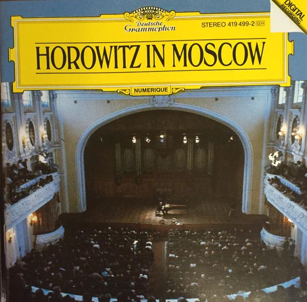Vladimir Horowitz - Horowitz In Moscow (CD) (NM or M-, VG+)