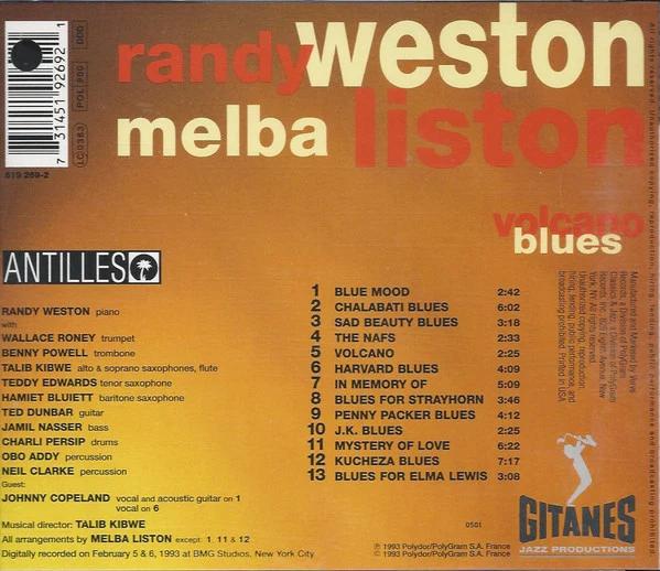 Randy Weston, Melba Liston - Volcano Blues (CD) (NM or M-, VG+)
