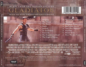 Hans Zimmer And Lisa Gerrard - Gladiator (Music From The Motion Picture) (CD) (NM or M-, NM or M-)