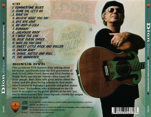 Dion  - Heroes - Giants Of Early Guitar Rock (CD) (NM or M-, NM or M-)