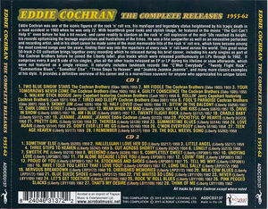 Eddie Cochran - The Complete Releases 1955-62 (CDr) (NM or M-, VG+)