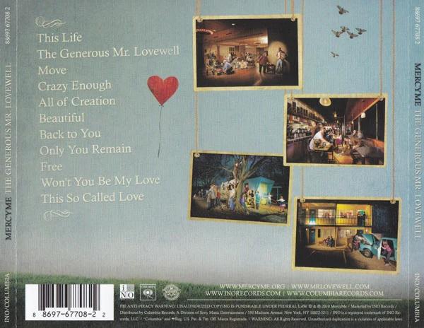MercyMe - The Generous Mr. Lovewell (CD) (VG+, VG+)