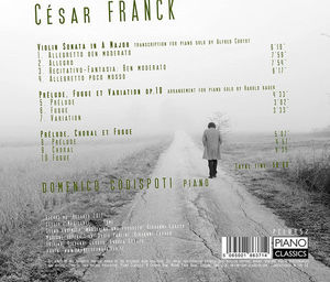 Domenico Codispoti, César Franck - Violin Sonata In A Major, Prelude, Fugue Et Variation Op. 18, Choral Et Fugue (CD) (NM or M-, NM or M-)