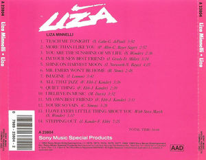 Liza Minnelli - Liza (CD) (NM or M-, VG+)