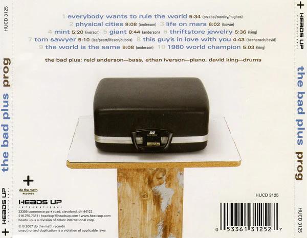The Bad Plus - Prog (CD) (NM or M-, VG+)