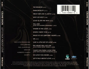 Céline Dion - Let's Talk About Love (CD) (NM or M-, VG+)