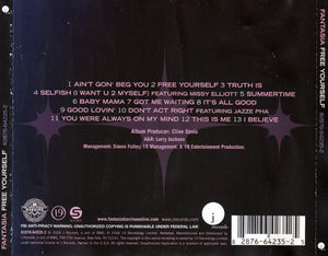 Fantasia  - Free Yourself (CD) (NM or M-, VG+)