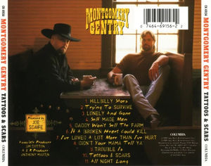 Montgomery Gentry - Tattoos & Scars (CD) (VG+, VG+)