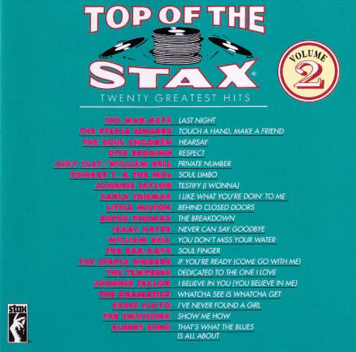 Various - Top Of The Stax: Twenty Greatest Hits, Vol. 2 (CD) (VG+, VG+)