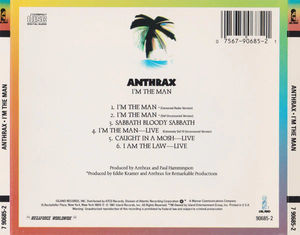 Anthrax - I'm The Man (CD) (NM or M-, VG+)