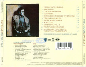 Paul Simon - Graceland (CD) (VG+, VG+)