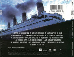 James Horner - Titanic (Music From The Motion Picture) (CD) (VG+, VG+)