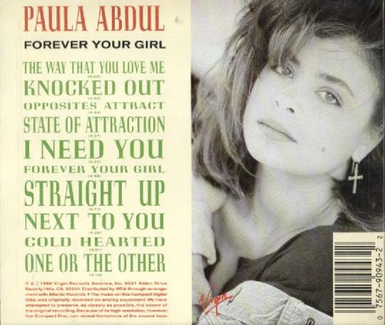Paula Abdul - Forever Your Girl (CD) (NM or M-, VG+)