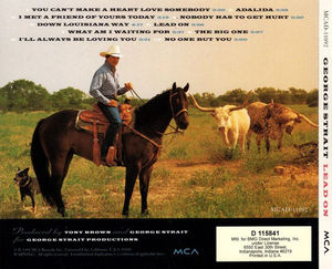 George Strait - Lead On (CD) (NM or M-, VG+)