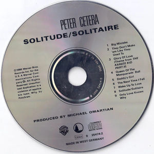 Peter Cetera - Solitude / Solitaire (CD) (VG+, VG+)