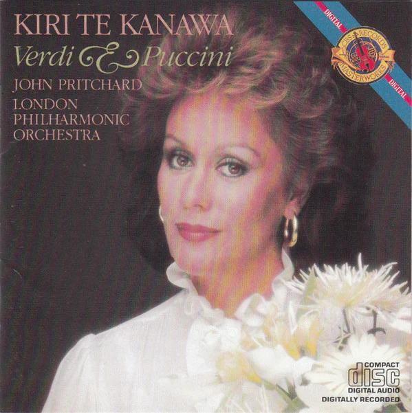 Kiri Te Kanawa / John Pritchard / London Philharmonic Orchestra - Giuseppe Verdi & Giacomo Puccini - Verdi & Puccini (CD) (NM or M-, NM or M-)