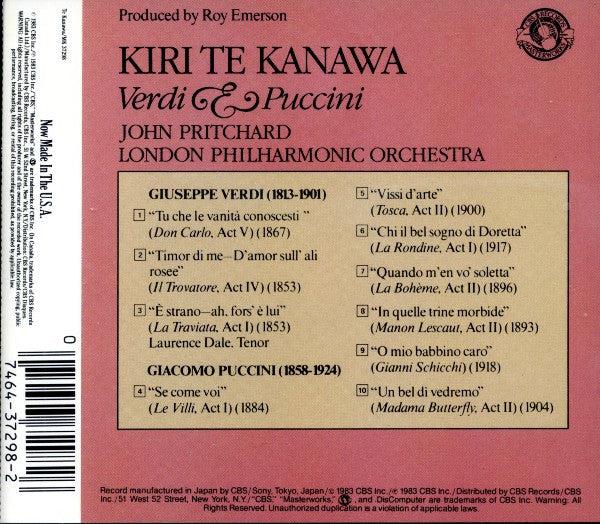Kiri Te Kanawa / John Pritchard / London Philharmonic Orchestra - Giuseppe Verdi & Giacomo Puccini - Verdi & Puccini (CD) (NM or M-, NM or M-)