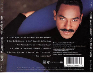 Keith Washington - You Make It Easy (CD) (NM or M-, VG+)