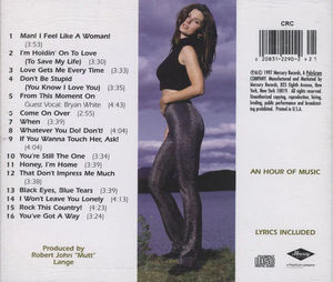 Shania Twain - Come On Over (CD) (NM or M-, VG+)