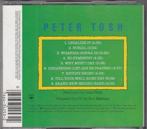 Peter Tosh - Legalize It (CD) (NM or M-, VG+)