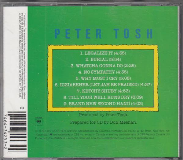 Peter Tosh - Legalize It (CD) (NM or M-, VG+)