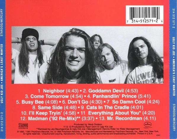 Ugly Kid Joe - America's Least Wanted (CD) (NM or M-, VG+)