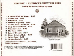 America  - History • America's Greatest Hits (CD) (NM or M-, VG+)