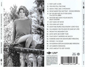 Shania Twain - Not Just A Girl (The Highlights) (CD) (M, M)