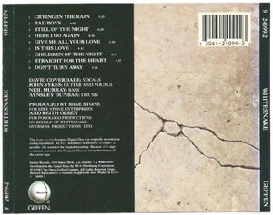 Whitesnake - Whitesnake (CD) (VG+, VG+)